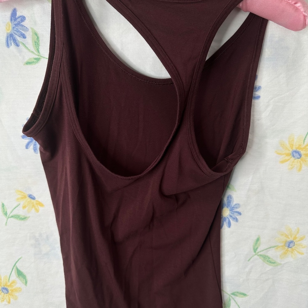 Athleta Womens XS With Ease Cut Out Tank deep purple, light weight active casual